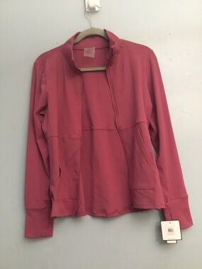 Women's Dusty Rose Zip Jacket size medium